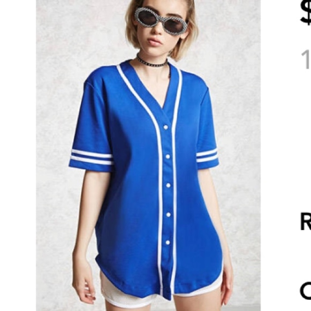 Blue Baseball Jersey
